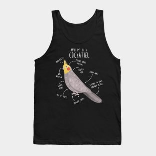 Cockatiel Anatomy Tank Top